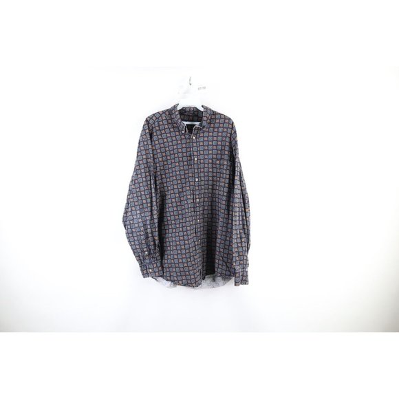 90'S NAUTICA Long Sleeve Button Down Heavy Flannel Check Shirt Men's Size L Vintage /eaa404519
